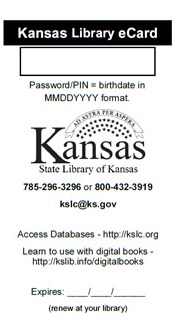 Kansas state library card